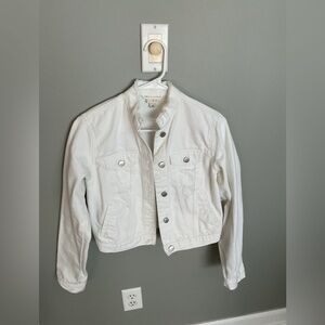 A New Day White Jean Jacket Classic Denim Style